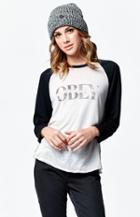 Obey Halfway There Baseball T-shirt