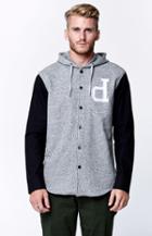 Diamond Supply Co Crown Terry Long Sleeve Button Up Shirt