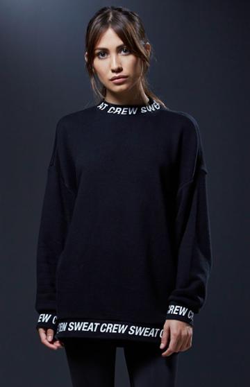 Sweat Crew Mock Neck Pullover Sweatshirt