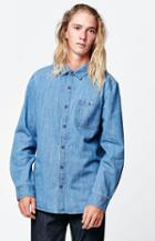 Modern Amusement Denim Long Sleeve Button Up