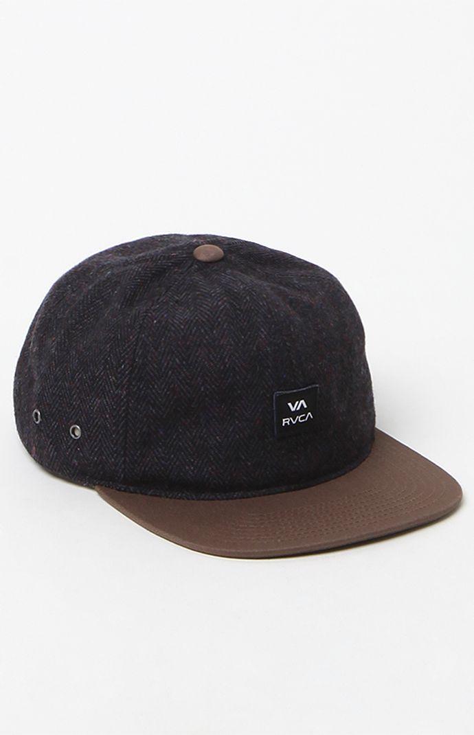 Rvca Box 6 Panel Strapback Hat