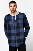 Modern Amusement Plaid Hooded Flannel Shirt