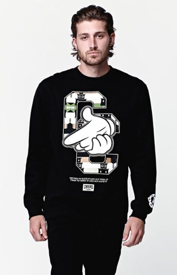 Crooks And Castles Air Guns Crew Neck Sweatshirt