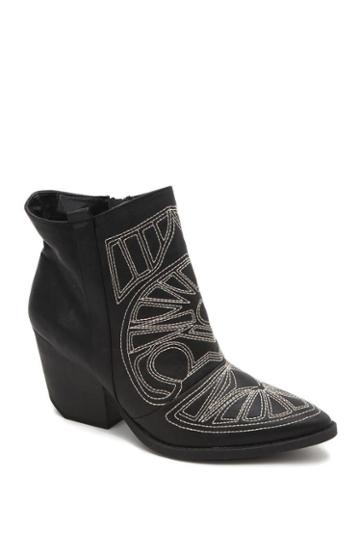 Qupid Womens Qupid Boots - Qupid Embroidered Newton Ankle Boots