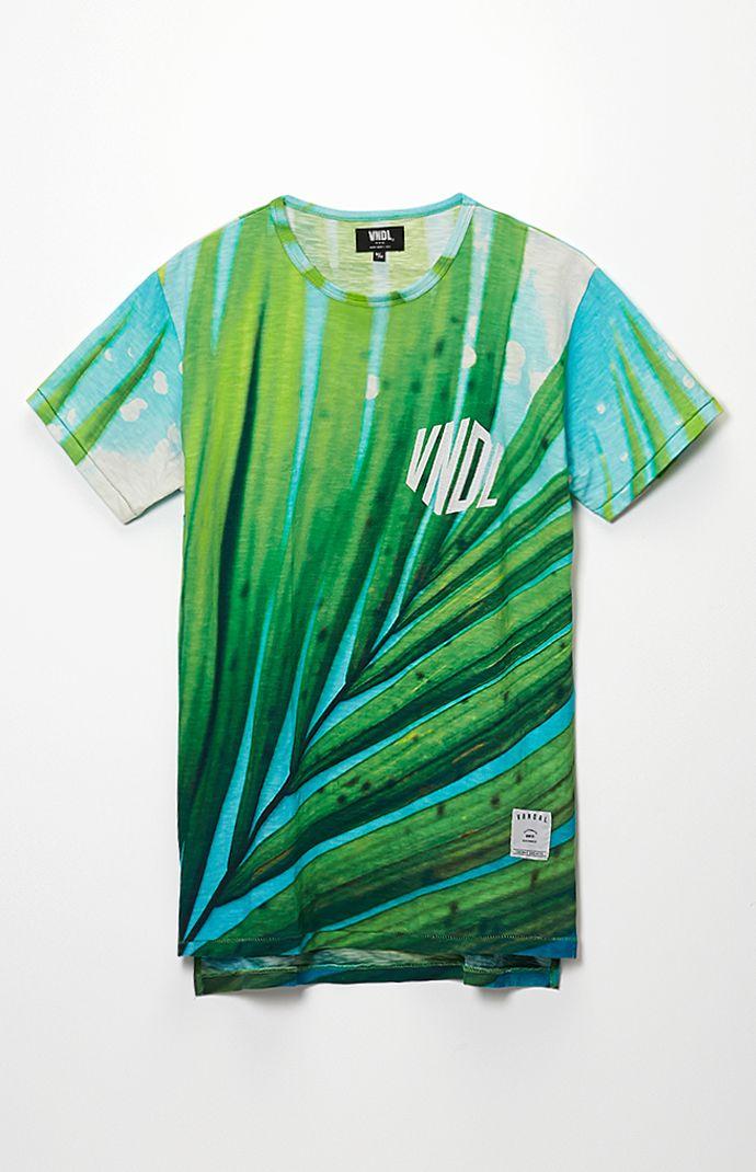 Vandal Wave God Tie Dye Longline T-shirt