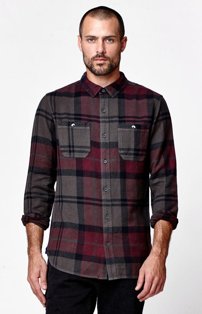 Modern Amusement Everest Plaid Long Sleeve Button Up Shirt