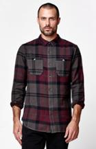 Modern Amusement Everest Plaid Long Sleeve Button Up Shirt