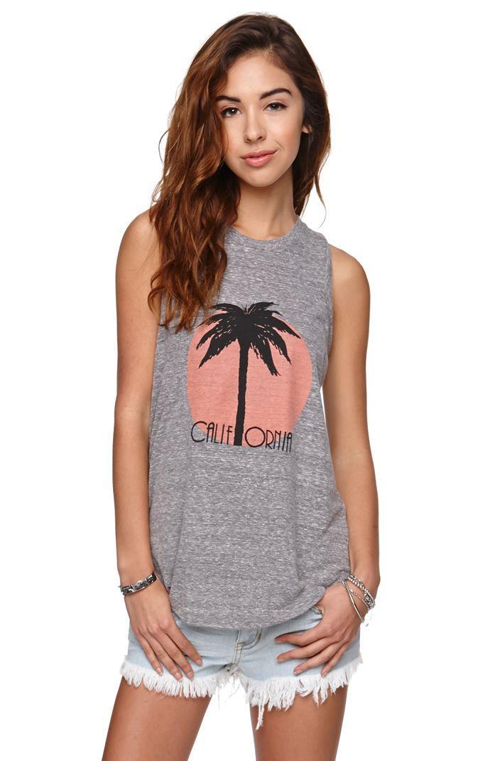 Volcom Womens Volcom Tee - Volcom Cali Muscle Mayhem Tank