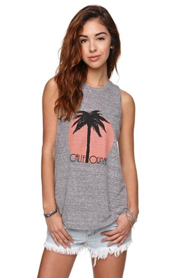 Volcom Womens Volcom Tee - Volcom Cali Muscle Mayhem Tank