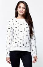 Element Jamie Print Crew Neck Sweatshirt
