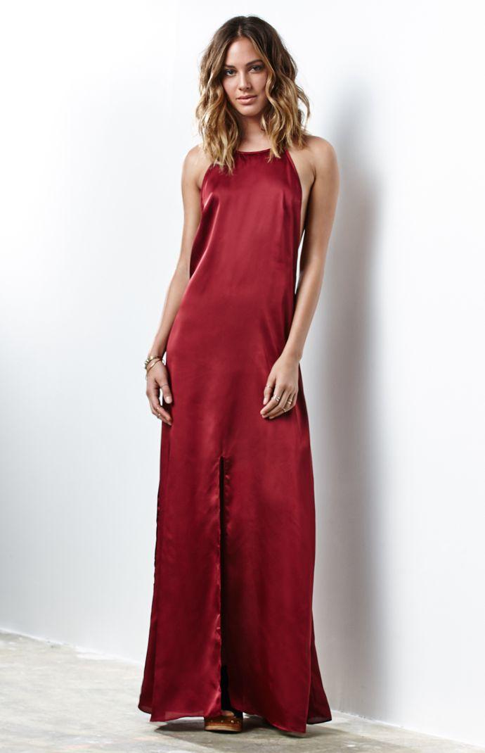 Wyldr Elegance Sateen Maxi Dress