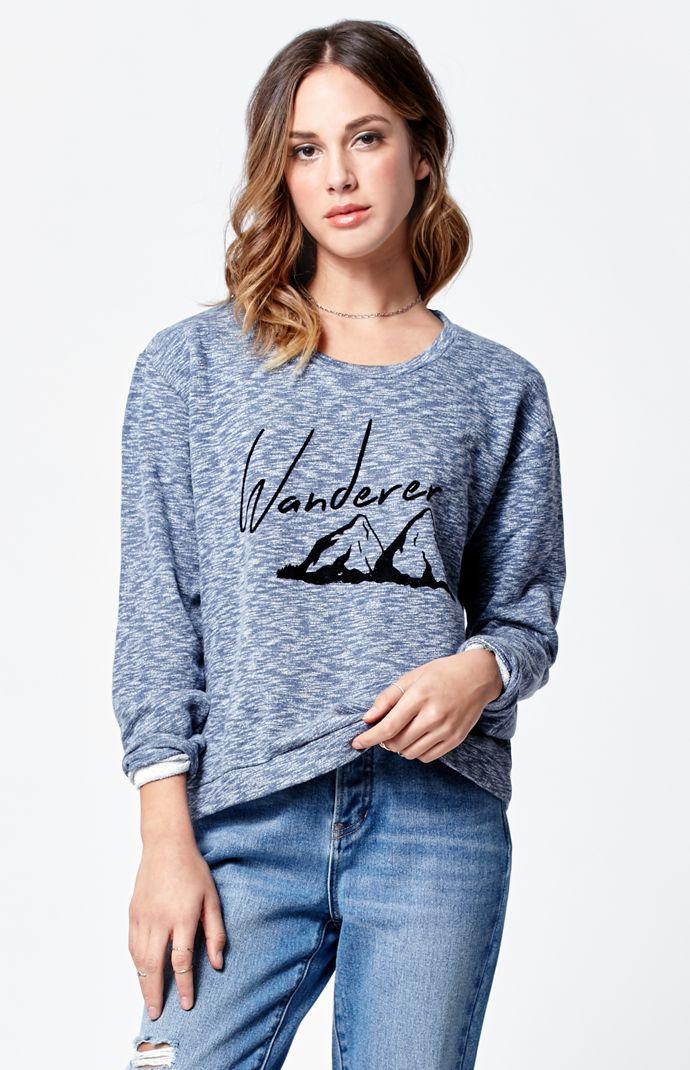 Minkpink Wanderer Crew Neck Sweatshirt