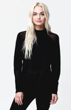 Rvca Take A Hint Mock Neck Sweater