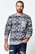 On The Byas Greene Tribal Print Long Sleeve Shirt