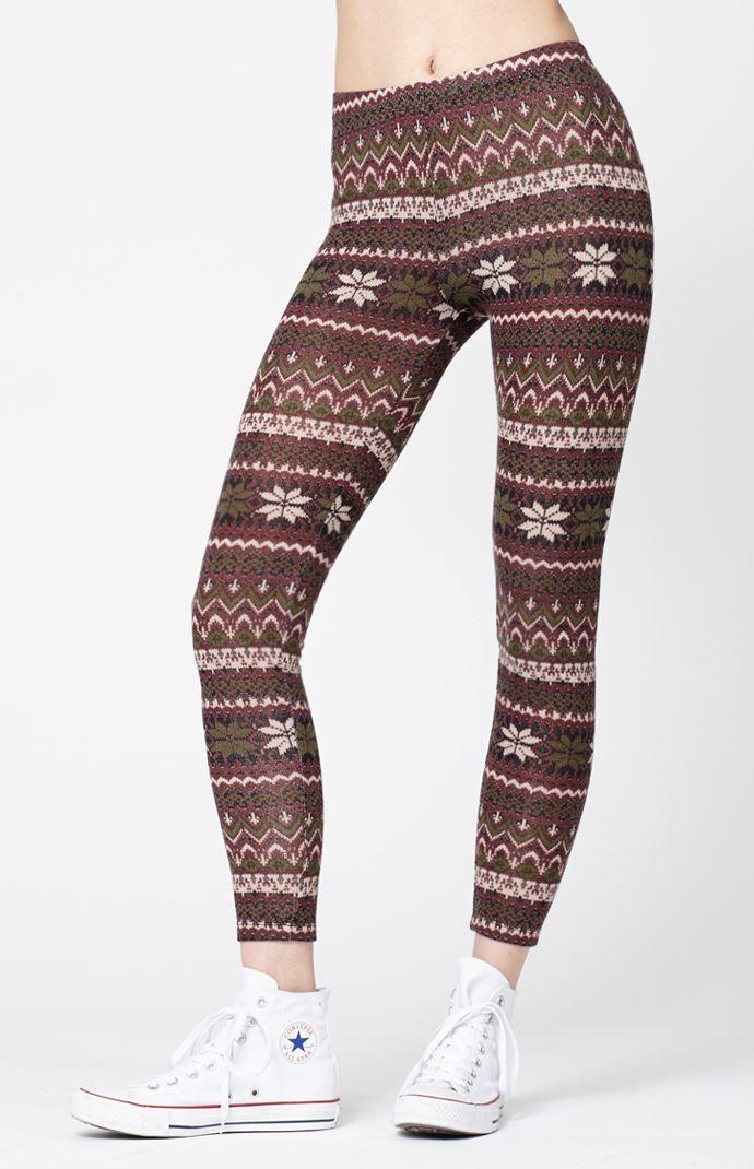 La Hearts Fair Isle Sweater Leggings