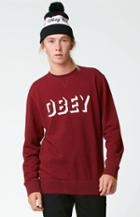 Obey Dropout Crew Neck Sweatshirt