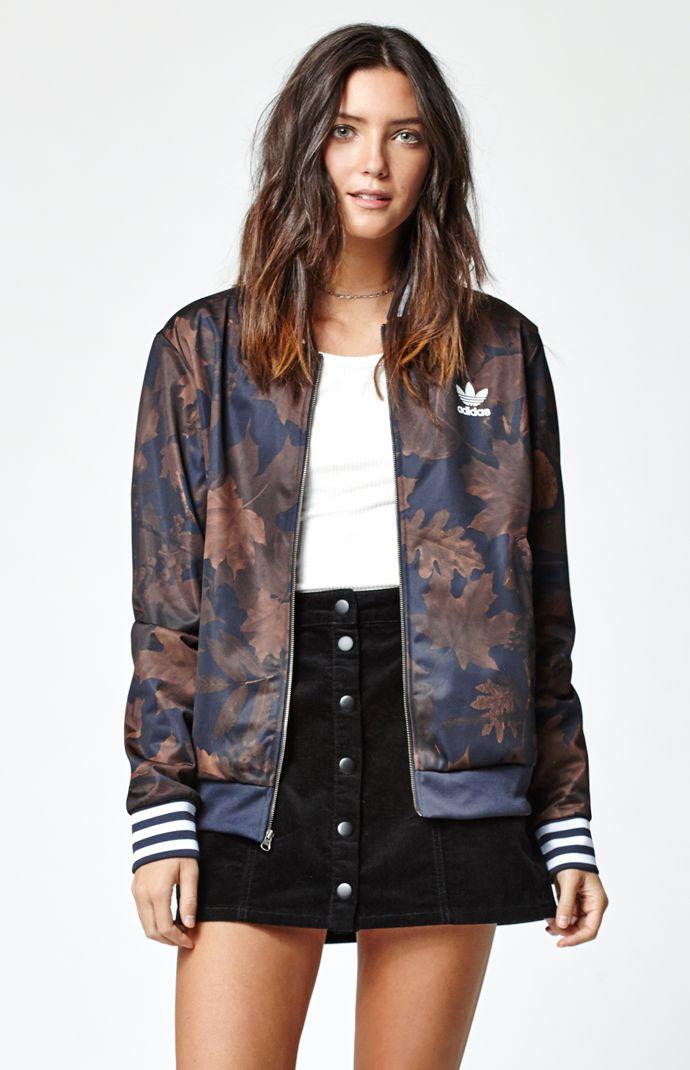 Adidas Leaf Camo Superstar Track Jacket