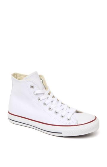 Converse Womens Converse Shoes & Sneakers - Converse All Star White Leather Sneakers
