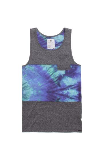 On The Byas Mens On The Byas Tee - On The Byas Gary Pieced Tie Dye Tank Top