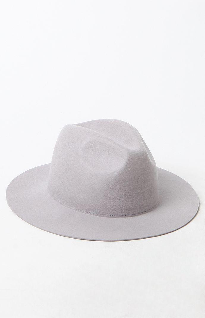 Rhythm Pocket Smoke Wool Fedora Hat