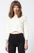 Billabong Almost There Fringe Pullover Sweater