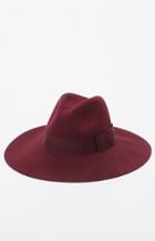 Brixton Wine Piper Wool Fedora Hat