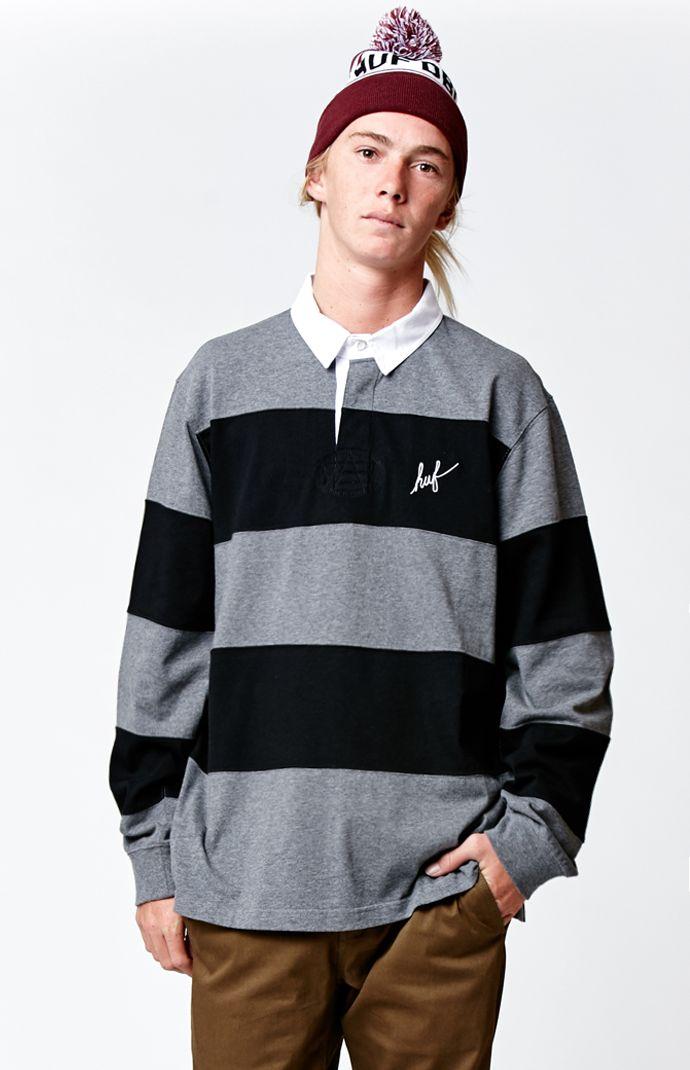 Huf Script Rugby Long Sleeve T-shirt