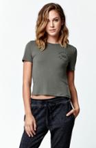 Young & Reckless Round We Go Short Sleeve Cropped T-shirt