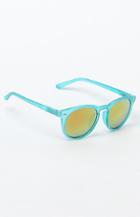 Pacsun Festival Turquoise Flash Sunglasses