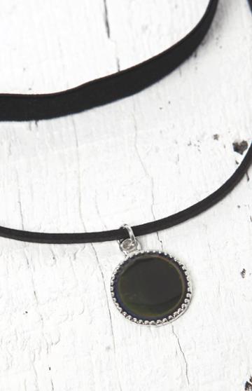 With Love From Ca Velvet Mood Choker Set