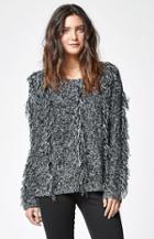 Volcom Treasure This Fringed Pullover Sweater