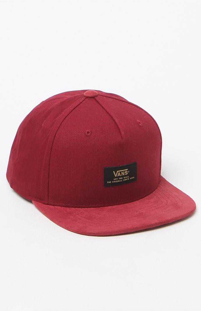 Vans Prater Starter Burgundy Snapback Hat