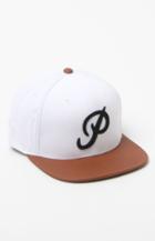Primitive Classic P Leather Bill Strapback Hat