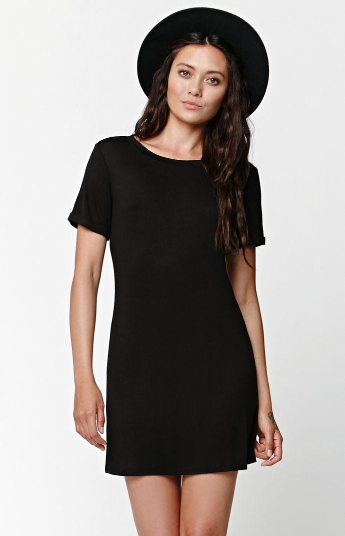 La Hearts Crew Neck T-shirt Dress