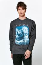 Neff Up North Wolf Crew Neck Sweatshirt