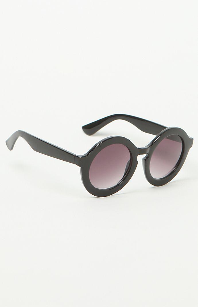 With Love From Ca New Injected Plastic Round Sunglasses