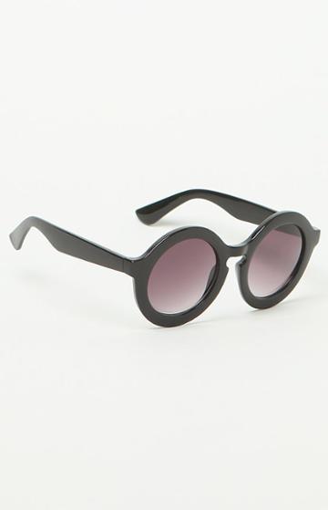 With Love From Ca New Injected Plastic Round Sunglasses