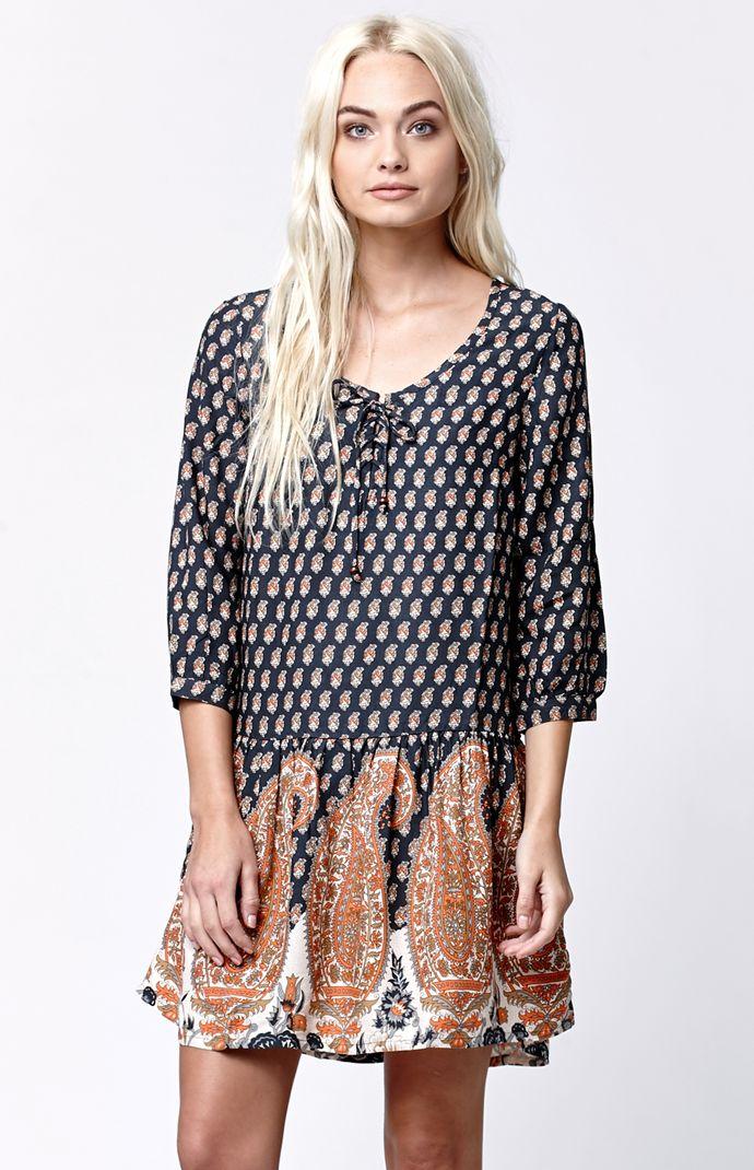 Element Kelly Mixed Print Dress