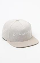Diamond Supply Co X Garnet Heather Grey Snapback Hat