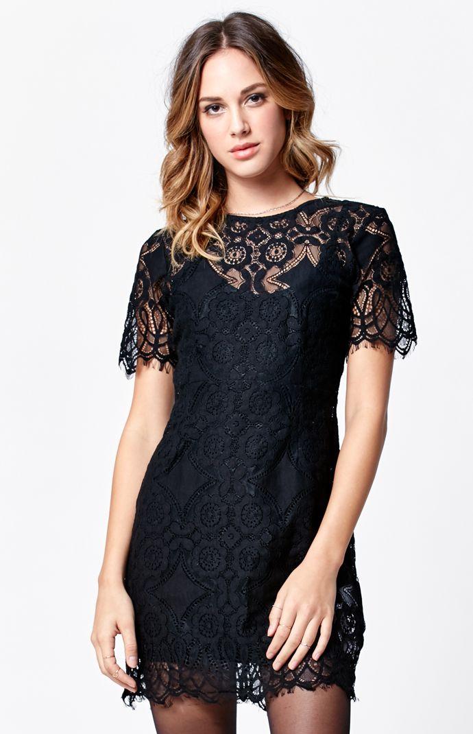 Minkpink Lost Lover Lace Mini Dress