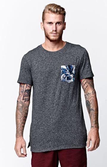 Modern Amusement Leaf Shadows Pocket T-shirt
