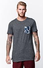 Modern Amusement Leaf Shadows Pocket T-shirt