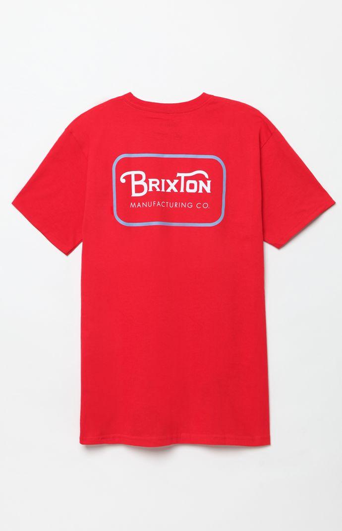 Brixton Grade Standard Red T-shirt