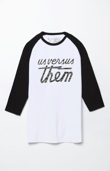 Us Vs.them Magnum Baseball T-shirt