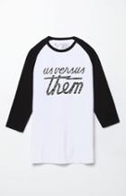 Us Vs.them Magnum Baseball T-shirt