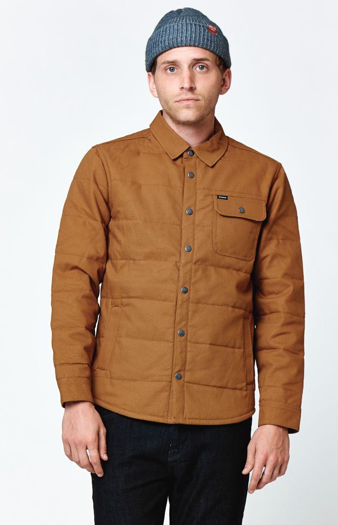 Brixton Cass Dark Copper Quilted Jacket