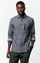 Lira Rubix Drop Long Sleeve Plaid Button Up Shirt