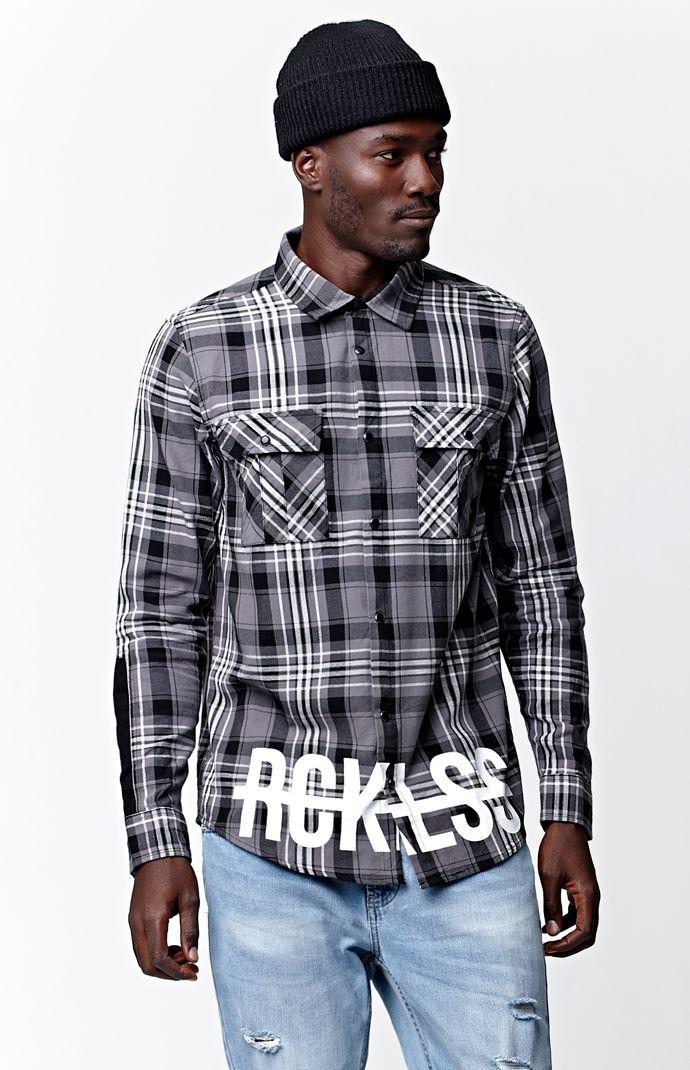 Young & Reckless Urbane Woods Long Sleeve Plaid Button Up Shirt