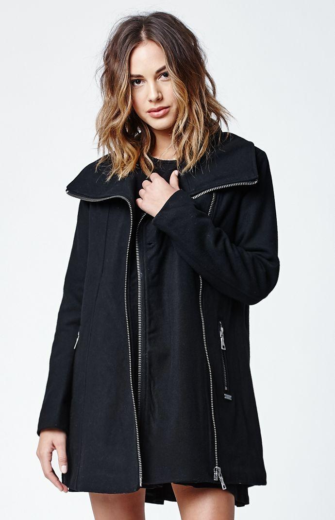 Rvca Rellics Wool-blend Coat