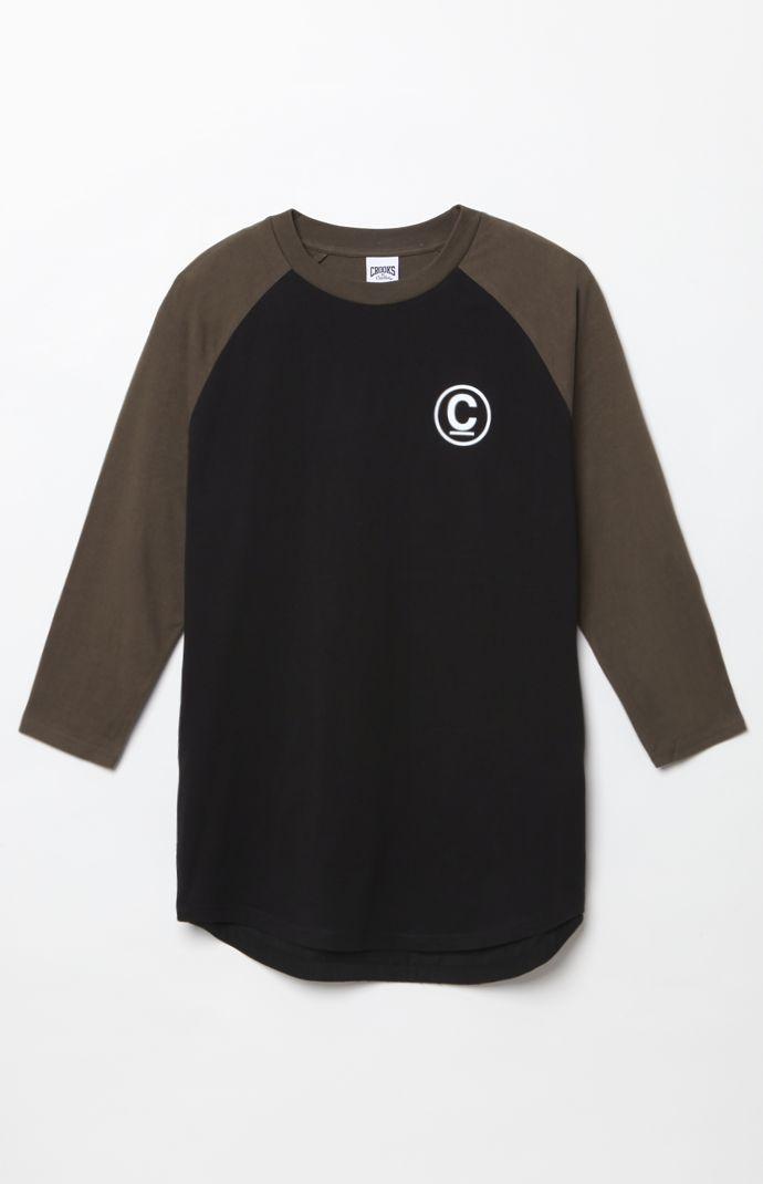 Crooks And Castles Crown Baseball Raglan T-shirt